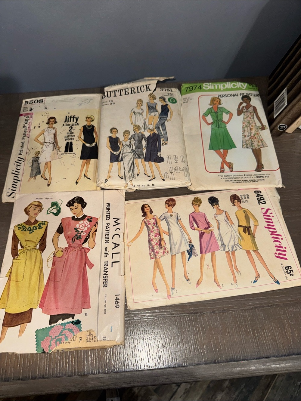 Vintage Simplicity mccalls Women's Dress Patterns 50’s-60’s cool